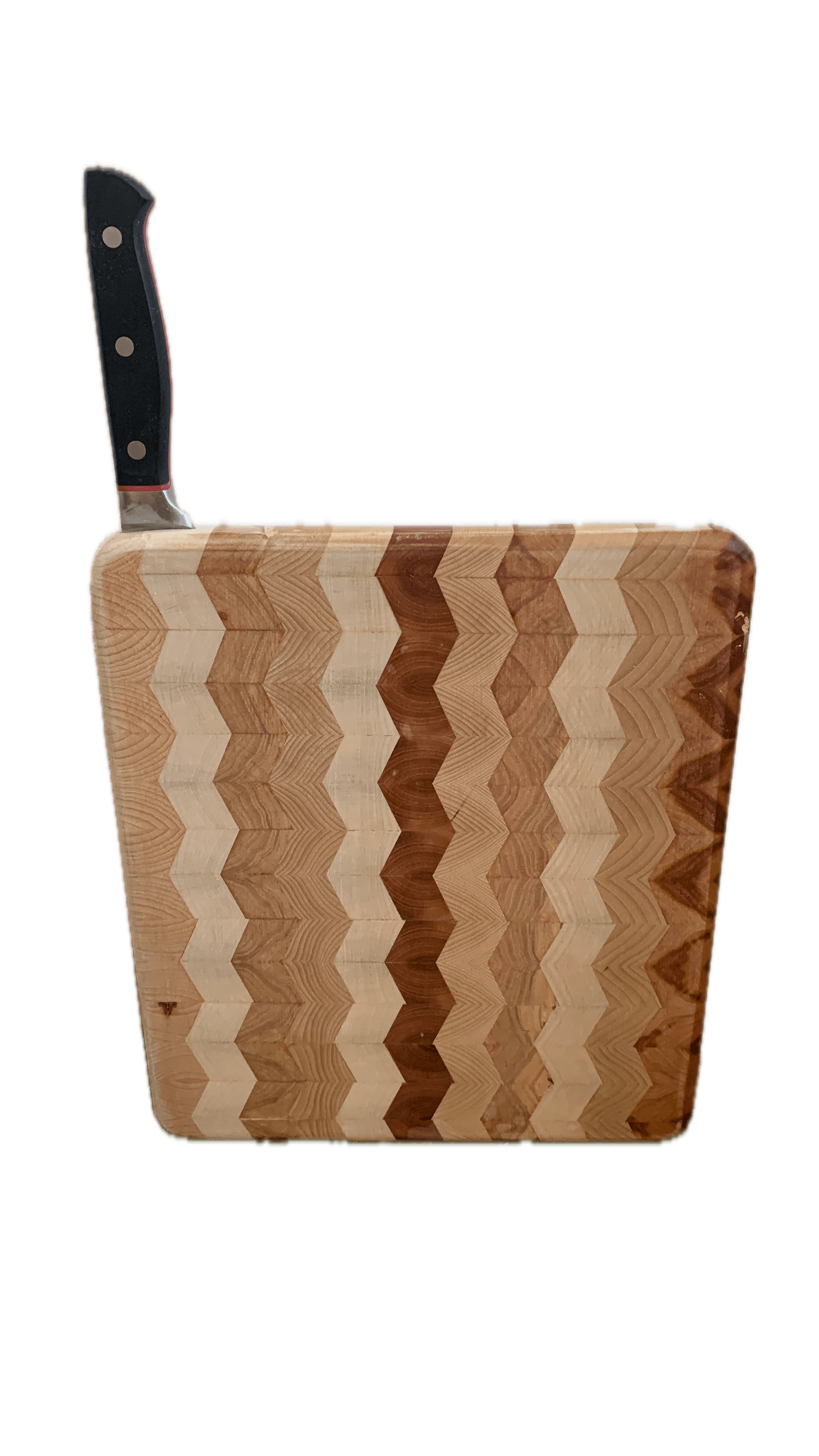 Prkénko s několika druhů dřeva se vzorem.